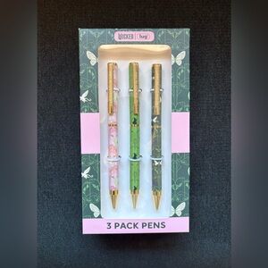 Lug x Wicked For Good Pens (Elphaba Green and Glinda Pink with Gold 3-pack)